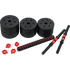 20kg Adjustable Rubber Dumbbell Set Barbell Home GYM Exercise Weights