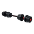 30kg Adjustable Rubber Dumbbell Set Barbell Home GYM Exercise Weights