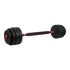 40kg Adjustable Rubber Dumbbell and Barbell Set with Chrome Bars for Home Gym