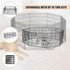 24" 8 Panel Pet Dog Playpen Puppy Exercise Cage Enclosure Fence Play Pen