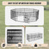 24" 8 Panel Pet Dog Playpen Puppy Exercise Cage Enclosure Fence Play Pen