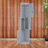Grey Two-Door L-shaped Office Gym Shed Storage Lockers