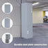 Grey Two-Door L-shaped Office Gym Shed Storage Lockers