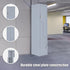 Grey Two-Door L-shaped Office Gym Shed Storage Lockers
