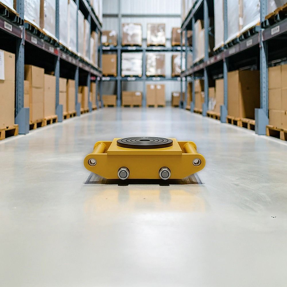 Heavy Duty Machine Dolly Skate Machinery Roller Mover Cargo Trolley 6T