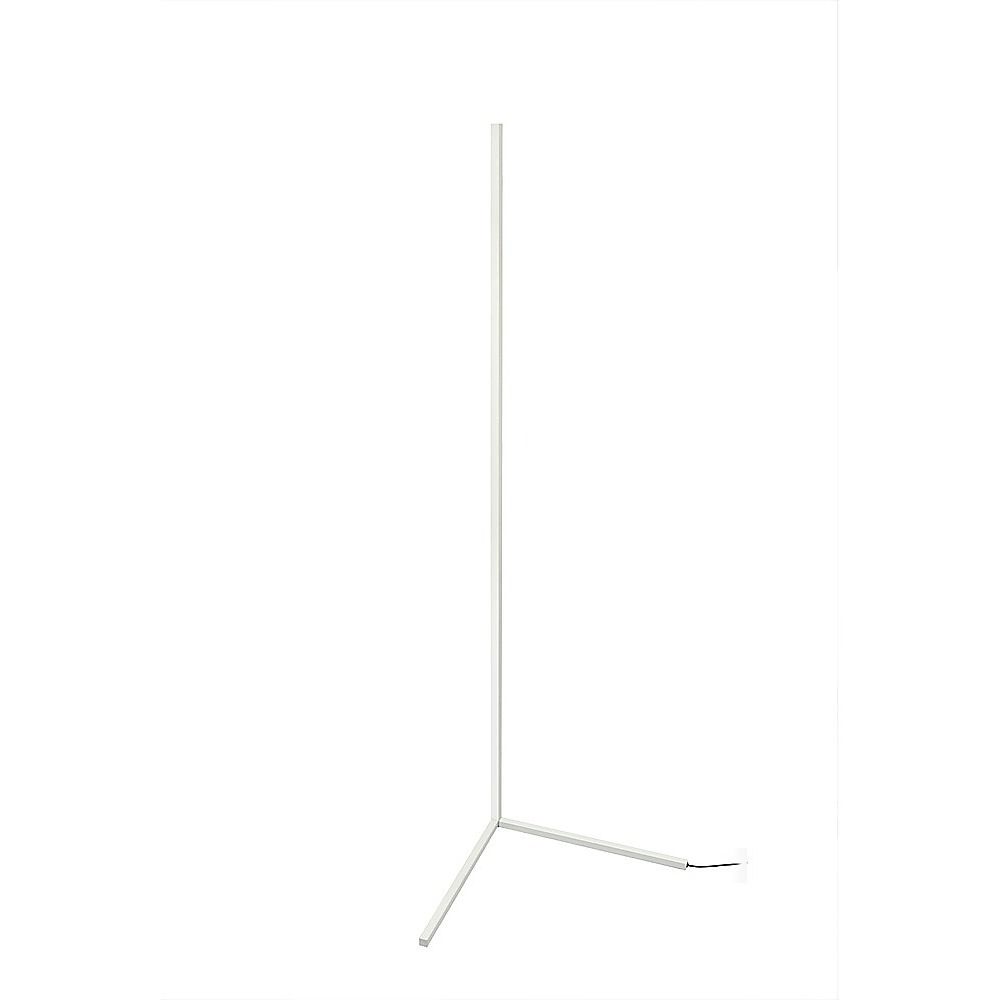 RGB LED Corner Floor Lamp 142cm, Colour Changing Mood Light with Remote, White