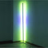 RGB LED Corner Floor Lamp 142cm, Colour Changing Mood Light with Remote, White
