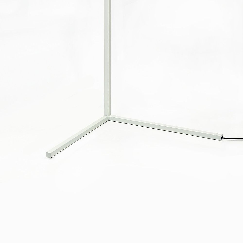 RGB LED Corner Floor Lamp 142cm, Colour Changing Mood Light with Remote, White