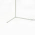 RGB LED Corner Floor Lamp 142cm, Colour Changing Mood Light with Remote, White