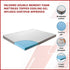 Double Cooling Gel Memory Foam Mattress Topper – CertiPUR-US® Certified Foam