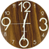 Glow In Dark Wall Clock Luminous Quartz Quiet Wooden Home Decor 30cm