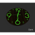 Glow In Dark Wall Clock Luminous Quartz Quiet Wooden Home Decor 30cm