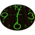 Glow In Dark Wall Clock Luminous Quartz Quiet Wooden Home Decor 30cm