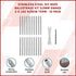 Stainless Steel DIY Rope Balustrade Kit 3.2mm Swage 2 x Lag Screw Term - 10 pack