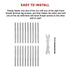 Stainless Steel DIY Rope Balustrade Kit 3.2mm Swage 2 x Lag Screw Term - 10 pack