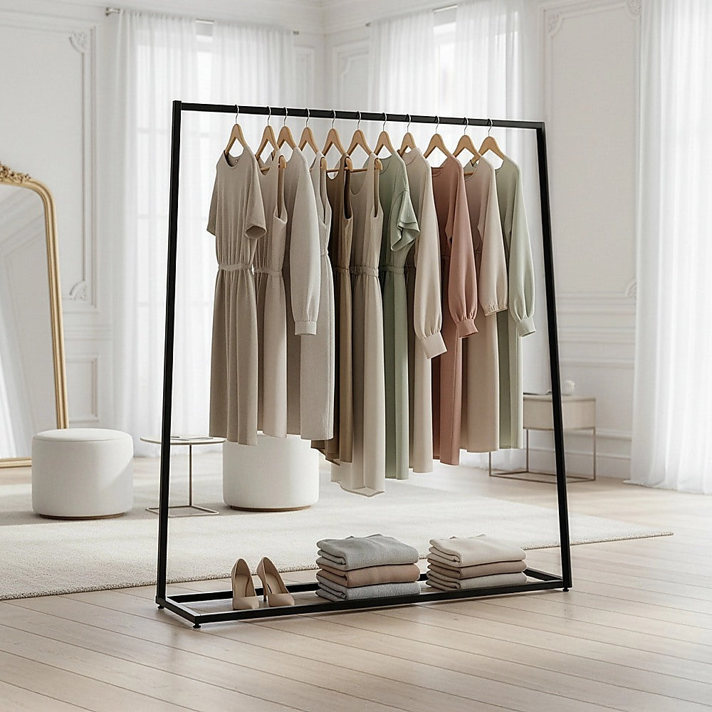 Commercial Clothing Garment Rack Retail Shop Black