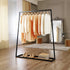 Commercial Clothing Garment Rack Retail Shop Black