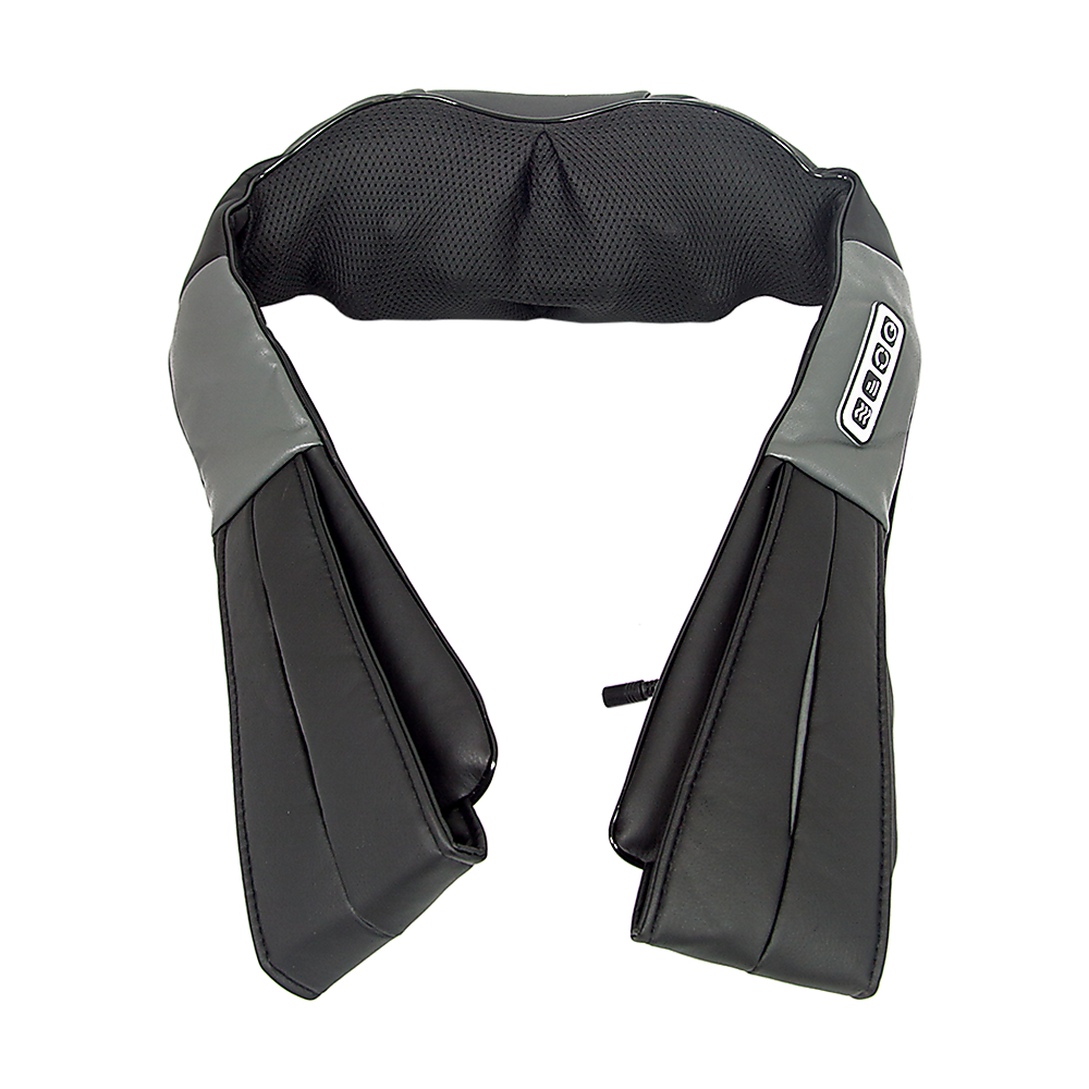 Shiatsu Neck & Back Massager with Heat – Deep Kneading Massage Pillow for Shoulders