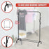 Closet Organizer Metal Garment Rack Portable Clothes Hanger Storage Shoes Rack Black