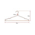 Adult 16.5" Rose Gold Shiny Metal Wire Coat Suit Top Clothes Hangers (30pc per set)