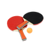Portable Table Tennis Set with Extendable Net, 2 Paddles & 2 Ping Pong Balls
