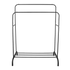 Heavy Metal Double Clothes Rail Hanging Rack Garment Display Stand Storage Shelf