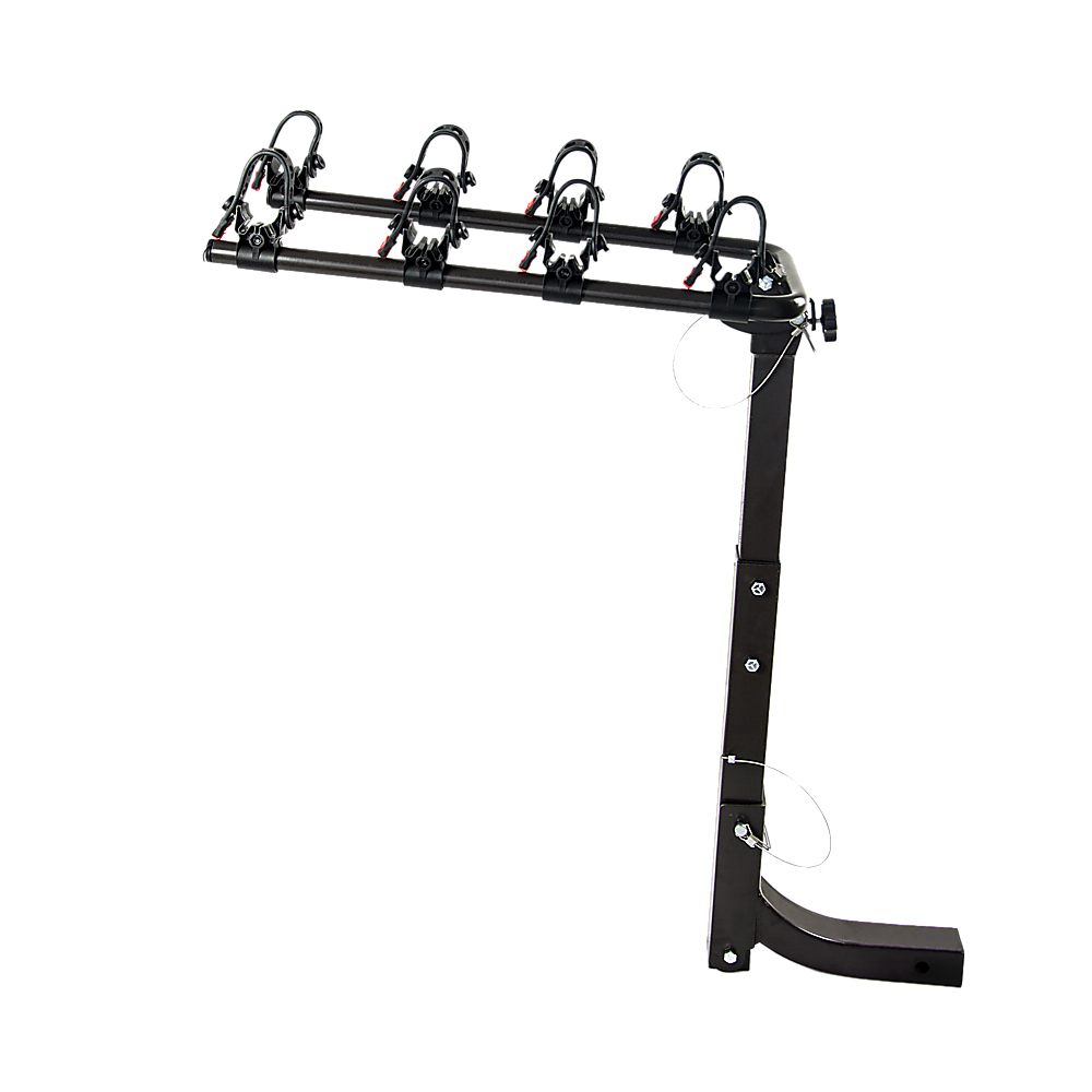 Premium 4-Bike Carrier Rack Hitch Mount Swing Down Bicycle Rack W/ 2
