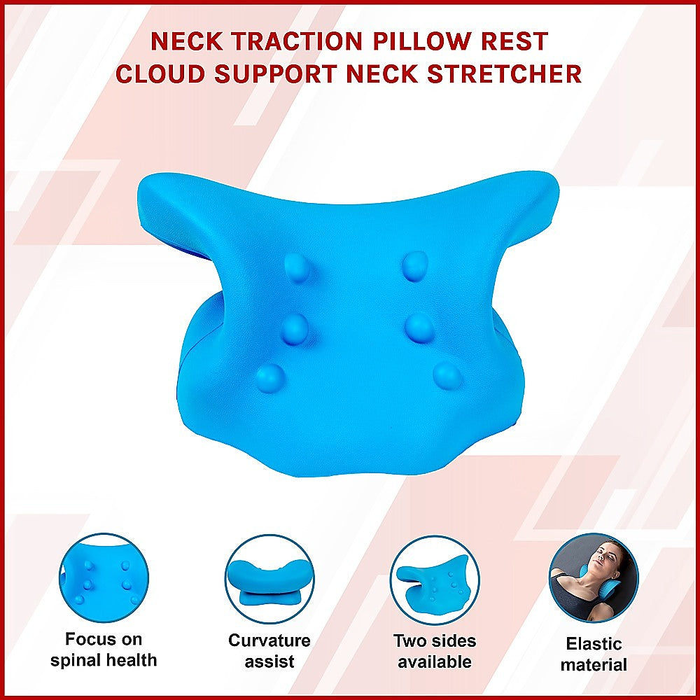 Neck Traction Pillow Rest Cloud Support Neck Stretcher