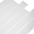 Tiles 3D Peel and Stick Wall Tile Subway White (30 x 30cm x 10 sheets)