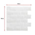 Tiles 3D Peel and Stick Wall Tile Subway White (30 x 30cm x 10 sheets)