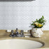 Tiles 3D Peel and Stick Wall Tile Hexagon White (30cm x 30cm x 10 sheets)