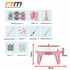 DIY Knitting Machine Smart Weaving Knit Rotating Kids Toy Scarf Sock Hat Gift