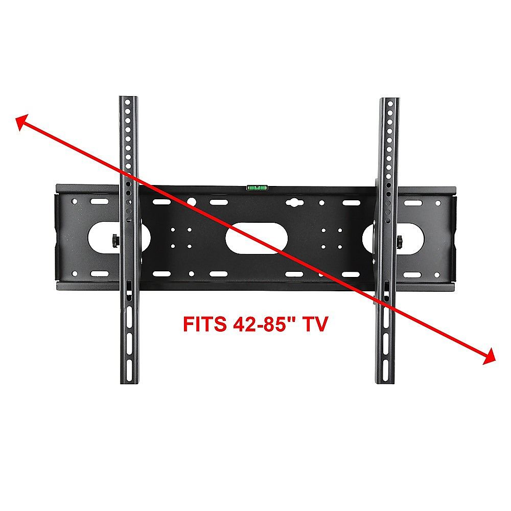 Slimline TV Wall Mount Bracket Tilt for 42-85 Inch TVs, 85kg Capacity, Universal