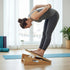 Wooden Slant Exercise Board With Adjustable Incline And Non-Slip Surface