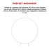 2M Wedding Hoop Round Circle Arch Backdrop Flower Display Stand Frame Background