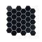 Tiles 3D Peel and Stick Wall Tile Hexagonal Mosaic Black 10 Sheets