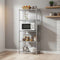 5 Tier Silver Metal Storage Rack Shelving Wire Shelf, 200kg Max Load Cap