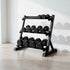 Dumbbell Rack Storage Stand Hex Weight Heavy Duty 3 Tier Wide Home Gym Fitness