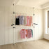 Heavy Duty Adjust Clothes Rail Storage Garment Shelf Hanging Display Stand Rack