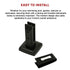 Balustrade Black Glass Clamp 304 Stainless Spigot Pool Fencing Fence