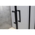 1400-1600mm Sliding Door Safety Glass Shower Screen Black By
