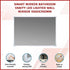Della Francesca LED Bathroom Mirror 100x70cm Anti-Fog Dimmable Touch Wall Mirror