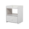 Bedside Tables Drawers Side Table Bedroom Furniture Nightstand White Unit
