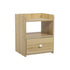 Bedside Tables Drawers Side Table Bedroom Furniture Nightstand Wood Unit