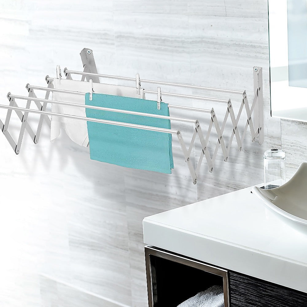 Pull Out Clothes Airer – Expanding Laundry Drying Line for Caravan, RV & Home