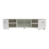 TV Cabinet Entertainment Unit Stand High Gloss Storage Shelf 140cm White