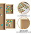 Wooden Jigsaw Puzzle Table Board Storage Table Tray Puzzle For Adult Kid