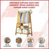 Portable Clothes Rack Coat Garment Stand Bamboo Rail Hanger Airer Closet