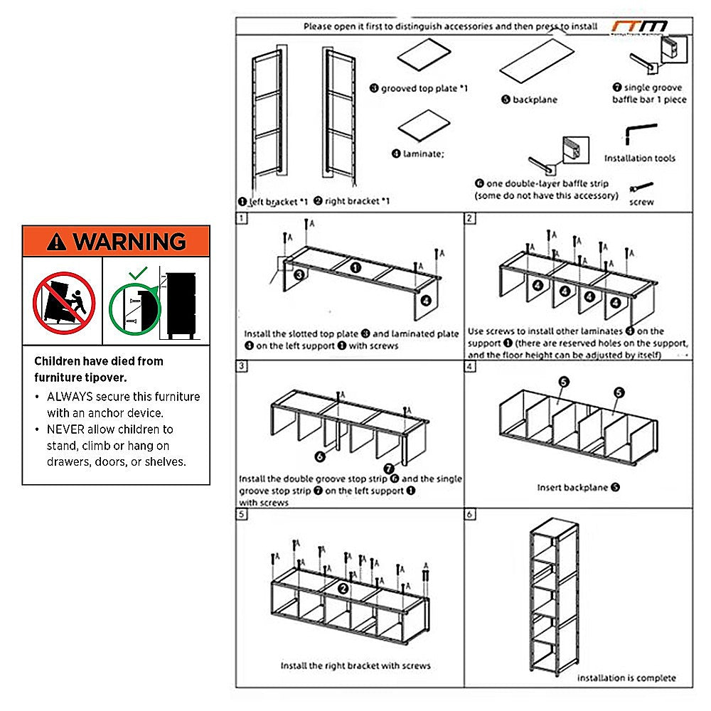 Bamboo 4-Shelf Bookcase – Adjustable Display Storage Rack Stand for Living Room, Bedroom, Office or Home Organisation