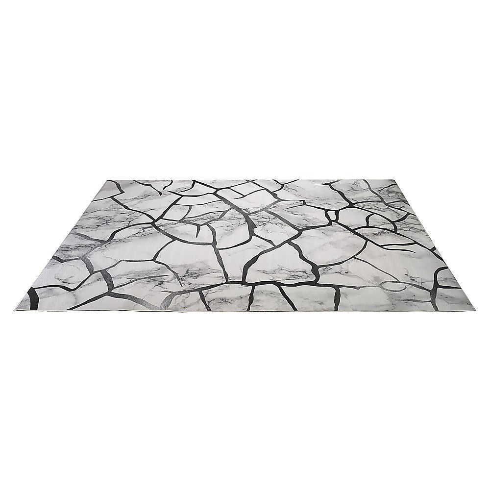 200x300cm Large Floor Gray Marble Rug – Modern Area Carpet for Bedroom & Lounge